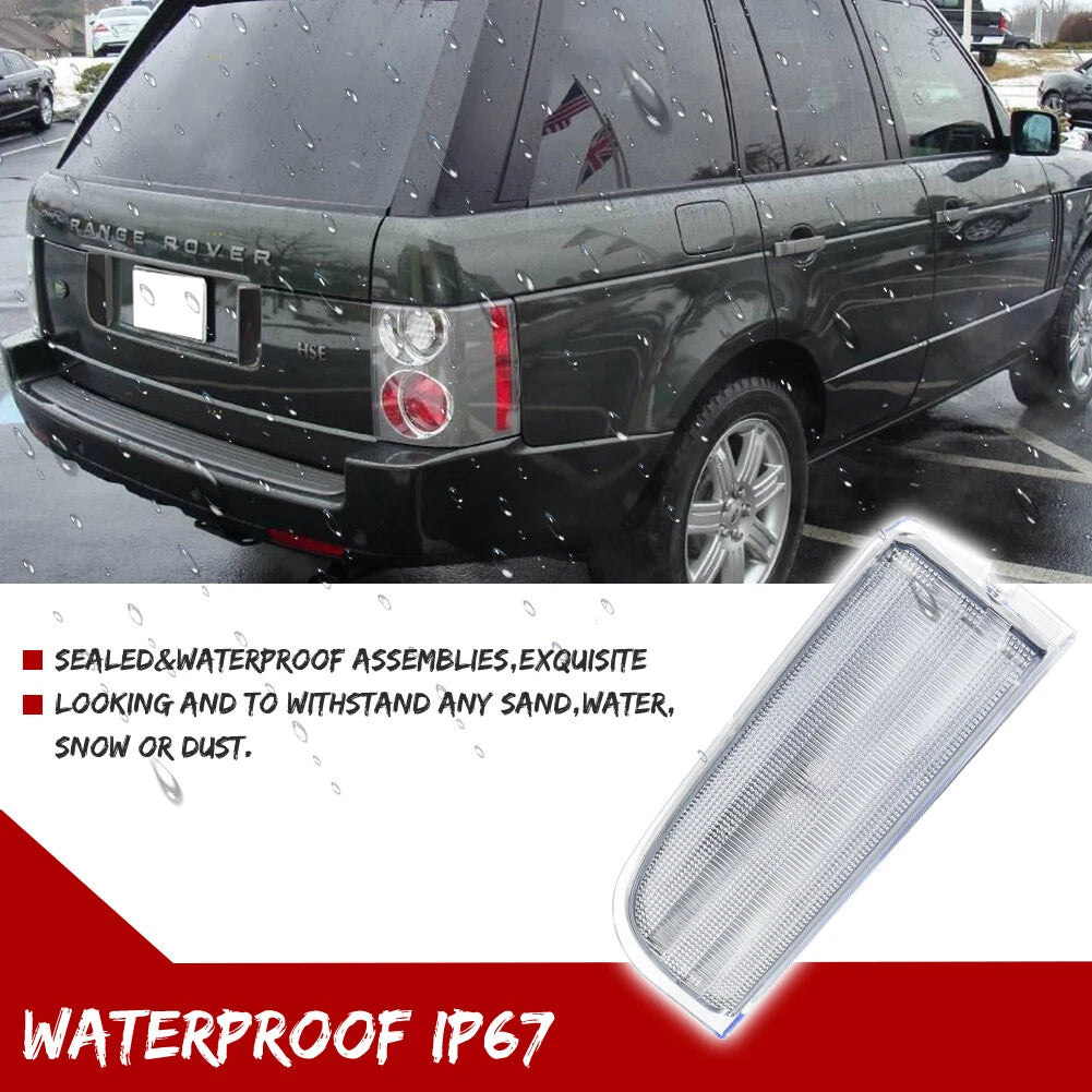 Clear Lens Tailgate Reverse Backup Lights for Land Rover Range Rover L322 (2002–2012)