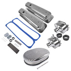 12" Air Cleaner Dress Up Kit for Chevy Small Block 327 350 (1969–1986)