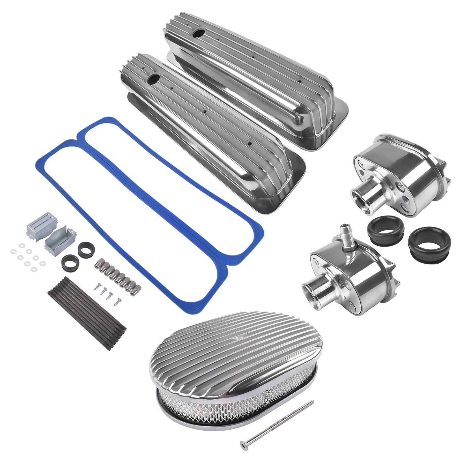 12" Air Cleaner Dress Up Kit for Chevy Small Block 327 350 (1969–1986)