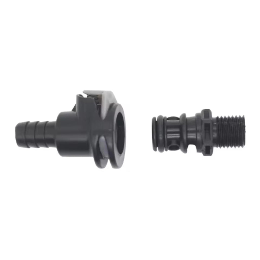 2Pcs Sprayless Connector with Thread Sealant for Universal Applications