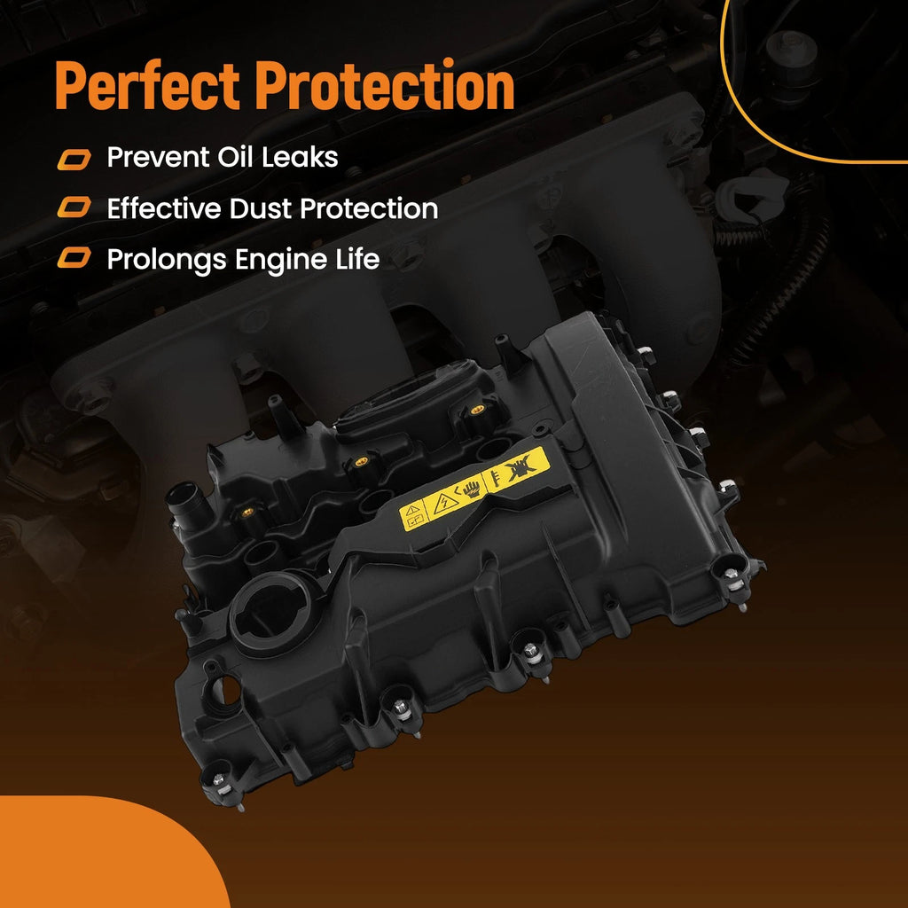 Black Valve Cover for Mini Cooper F54 F55 F60 1.5L (2014–2023) 11127611277