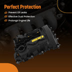 Black Valve Cover for Mini Cooper F54 F55 F60 1.5L (2014–2023) 11127611277