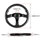 Carbon Fiber 13" 340mm Racing Steering Wheel