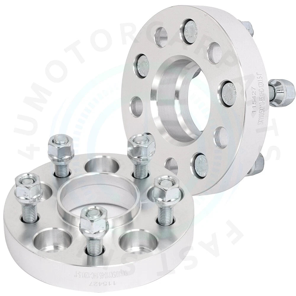 Set of 2 Wheel Spacers for Chevrolet Malibu Cobalt  1" 5x110