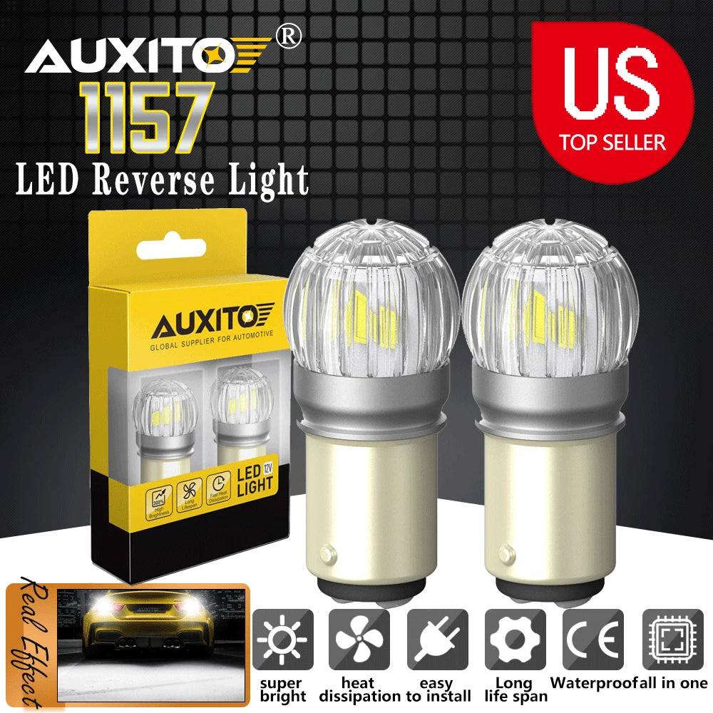 2X LED Tail Brake Stop Backup Reverse Light Bulbs for Make Model (YYYY–YYYY)