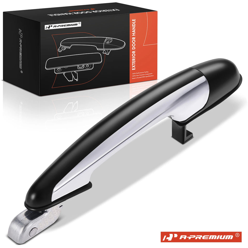 Rear Right Black Exterior Door Handle for Kia Amanti (2004–2009)