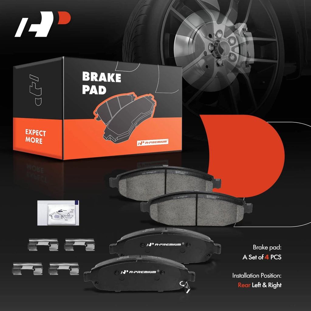 6X Front Brake Caliper & Ceramic Pads for Jeep Commander (2006-2010)