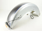 Front Fender for Harley Touring Ultra Limited (2014–2021) Silver Blue Pin Stripe