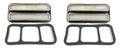 Clear Deluxe Side Marker Lights Pair for Chevy GMC Truck (1968–1972)
