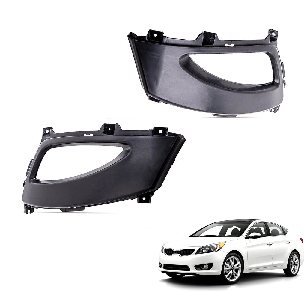 Fog Light Cover Bezel Grille Bumper Insert Pair for Optima EX (2013)