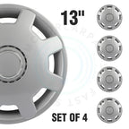 Set of 4 Wheel Hub Caps for R13 Tire 13" Wheel