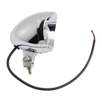 Beam Headlight Fog Lamp for Racer Bobber Chopper (Custom Chrome)