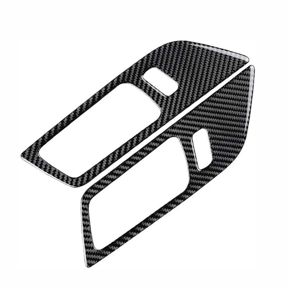 Carbon Fiber Interior Door Handle Trim Cover for Ford Mustang (2015-2022)