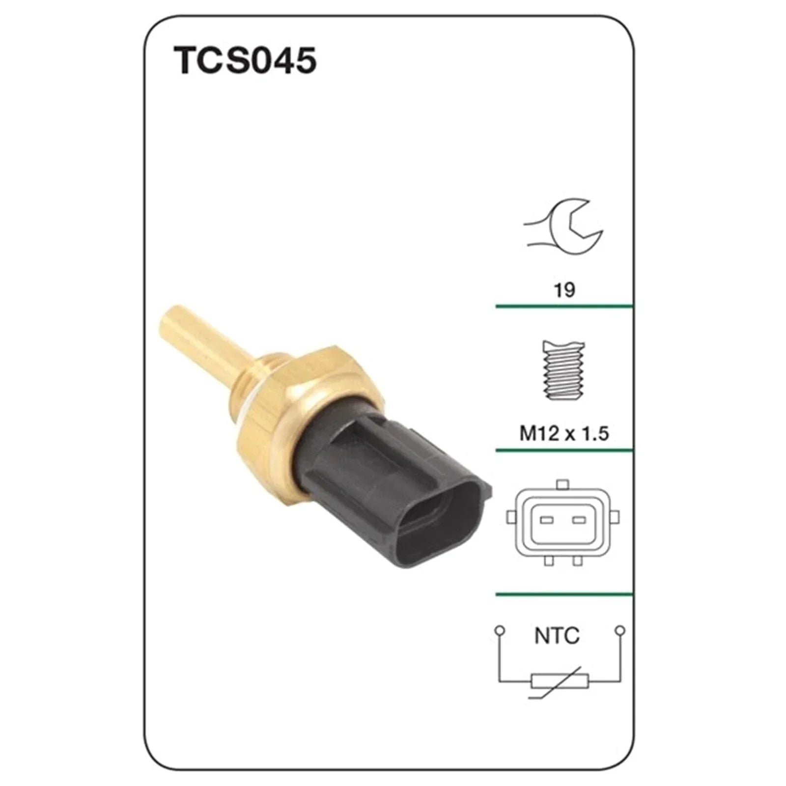Coolant Temperature Sensor 4cyl 2.6L for Mazda B2600 (1991-2006)