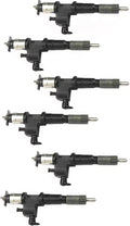 Set of 6 Fuel Injectors 095000-6300, 1-15300436-0 for Isuzu 6WG1