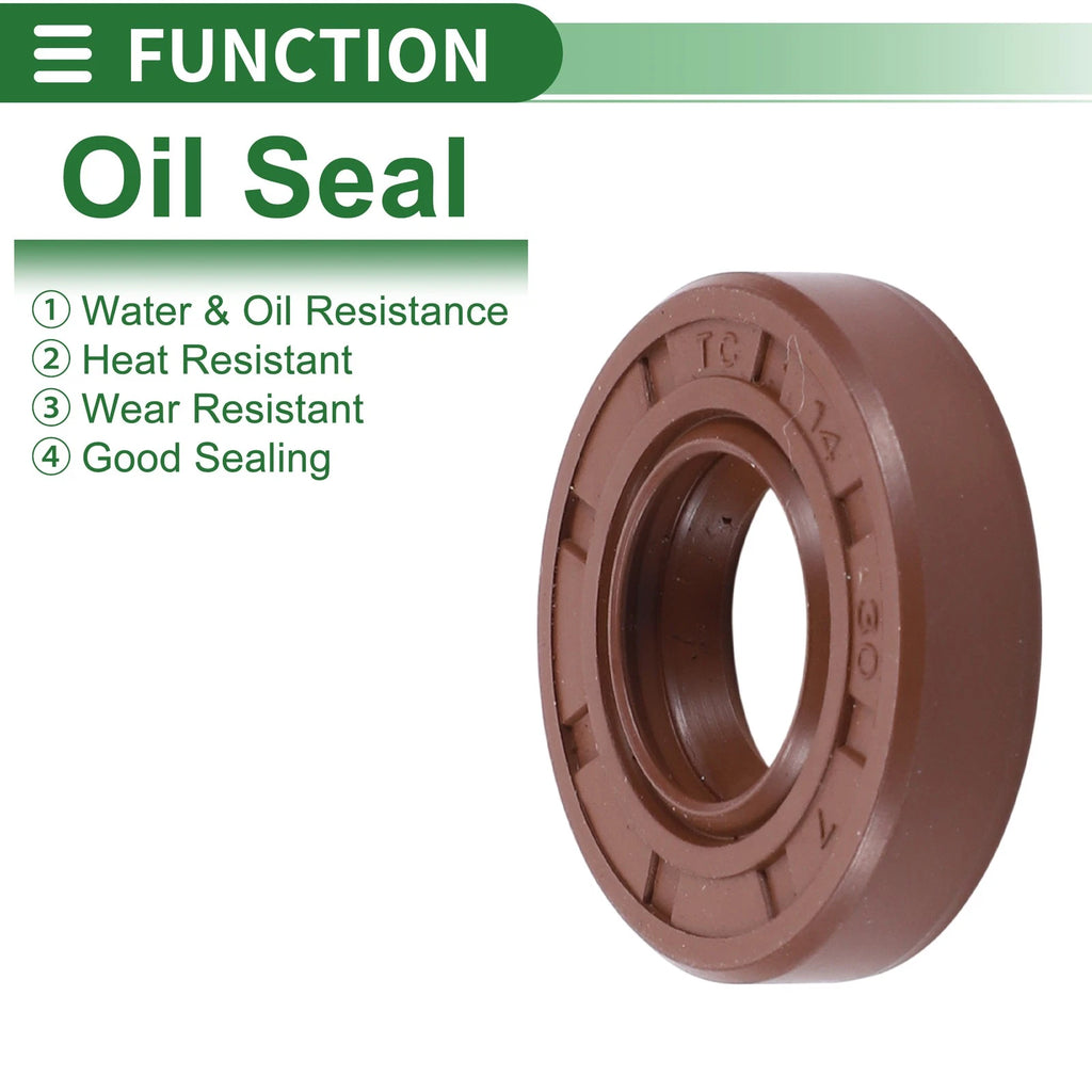 Set of 5 Oil Seal Rotary Shaft Seal 14x30x7mm for Various Models