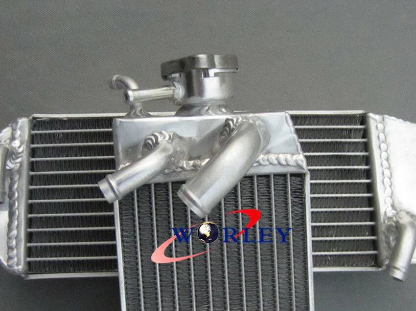 Aluminum Radiator & Yellow Silicone Hose for Suzuki RM125 (1998-2000)