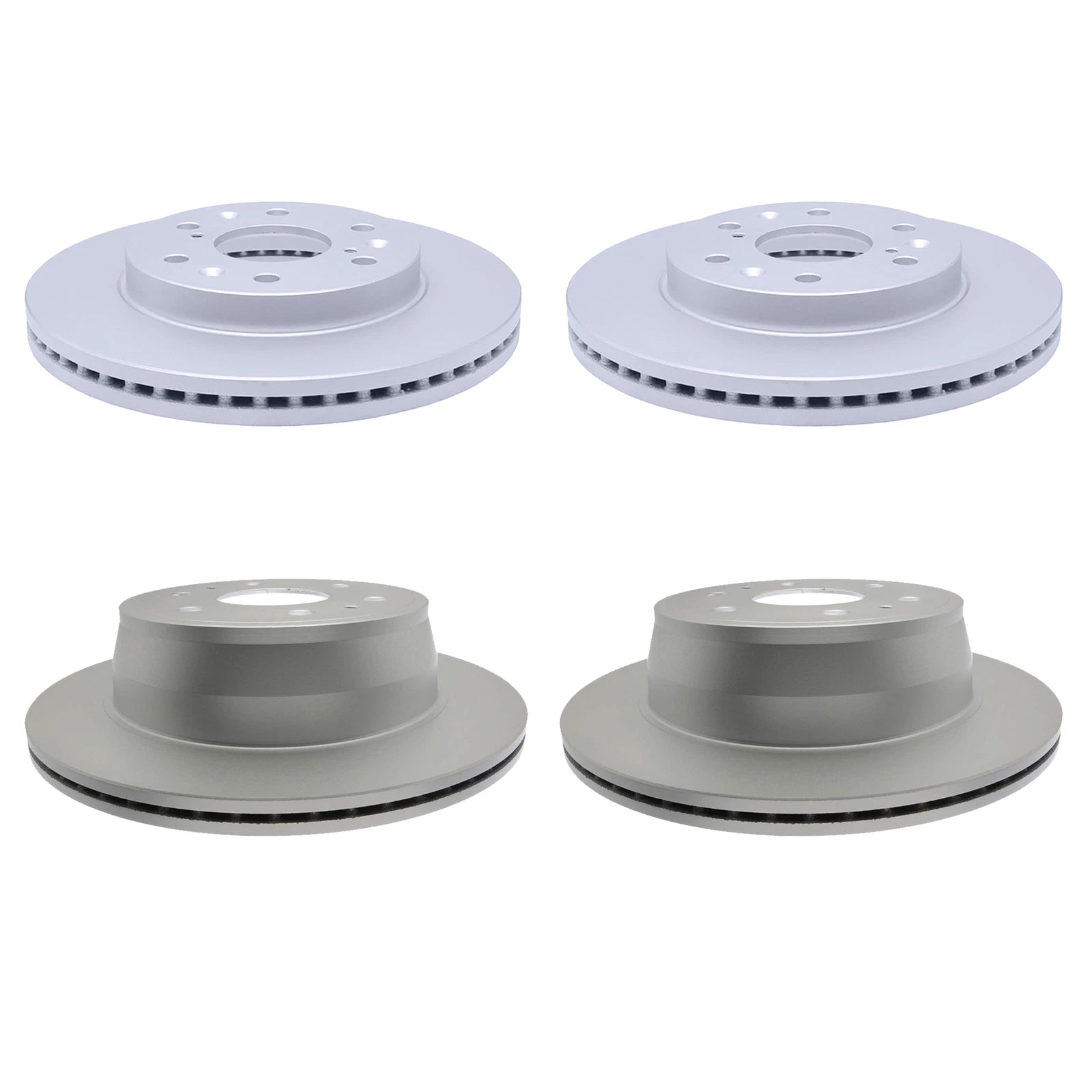 ACDelco Silver Brake Kit Disc Rotors Set for Escalade Silverado (330mm, 345mm)