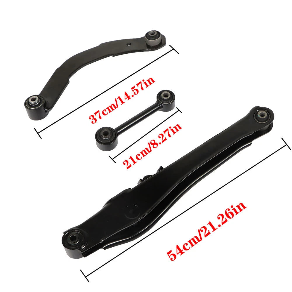 Set of 6 Rear Upper Lower Control Arms for Jeep Patriot Compass (2007–2017)