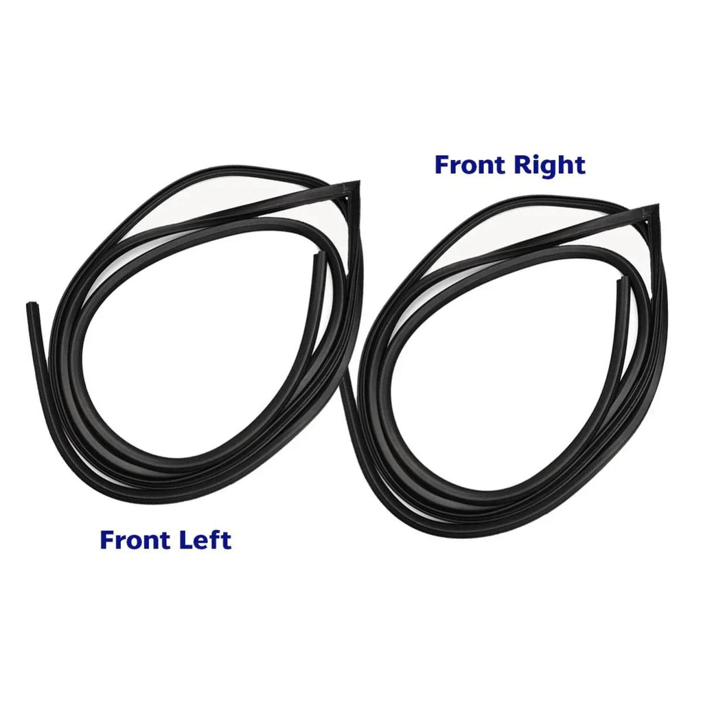 Door Rubber Weatherstrip Seal L+R Fits Datsun Bluebird 510 2D Sedan 1967-72 D06