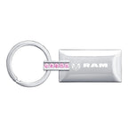 Pink Jeweled Rectangular Keychain - Officially Licensed for Dodge RAM