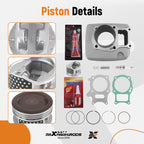 Big Bore 72mm Cylinder Piston Kit for Honda TRX250EX 250X Recon 250 (2001–2009)