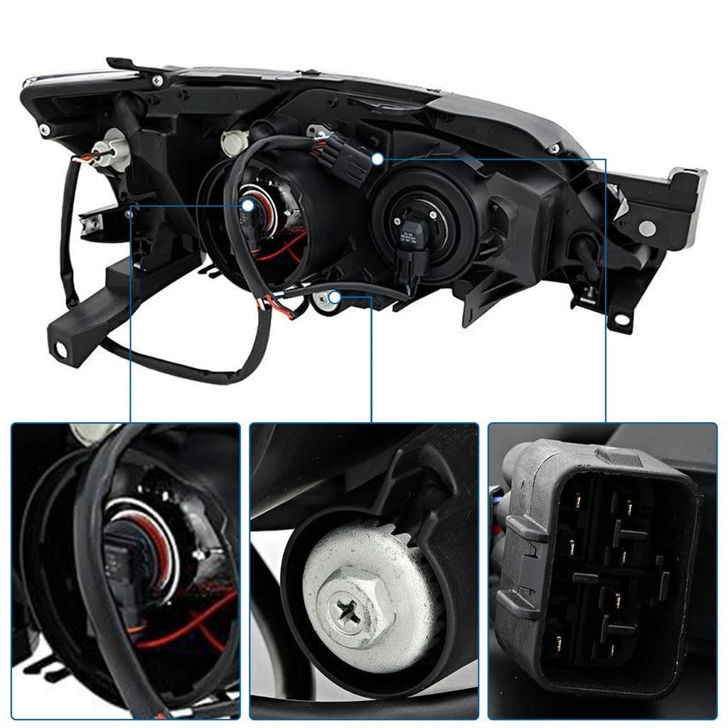 Headlight Assembly Set of 2 for Subaru Impreza (2008–2011)