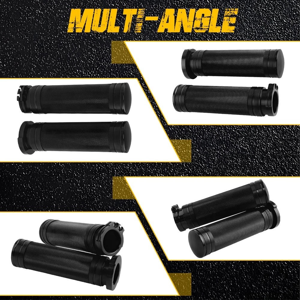 Set of 2 Handlebar Hand Grips for Harley Street XG500 XG750 (2015–2020) Black
