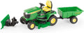 1/16 Big Farm Lawn Mower with Blade and Cart for John Deere X758 (2016–2023)