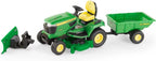 1/16 Big Farm Lawn Mower with Blade and Cart for John Deere X758 (2016–2023)