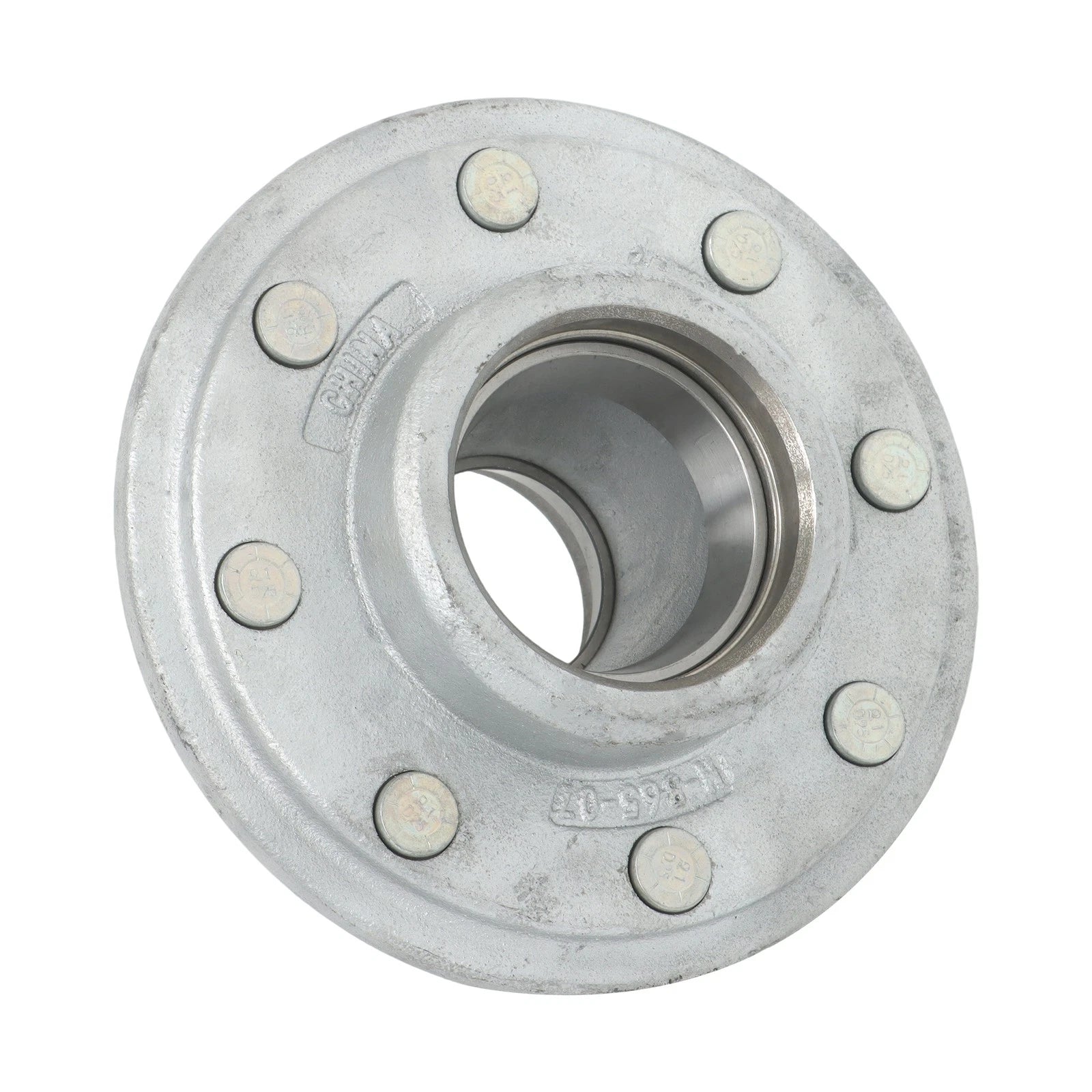 6pc Galvanized Idler Hub for Trailer 42 Spindles (8 Lug)