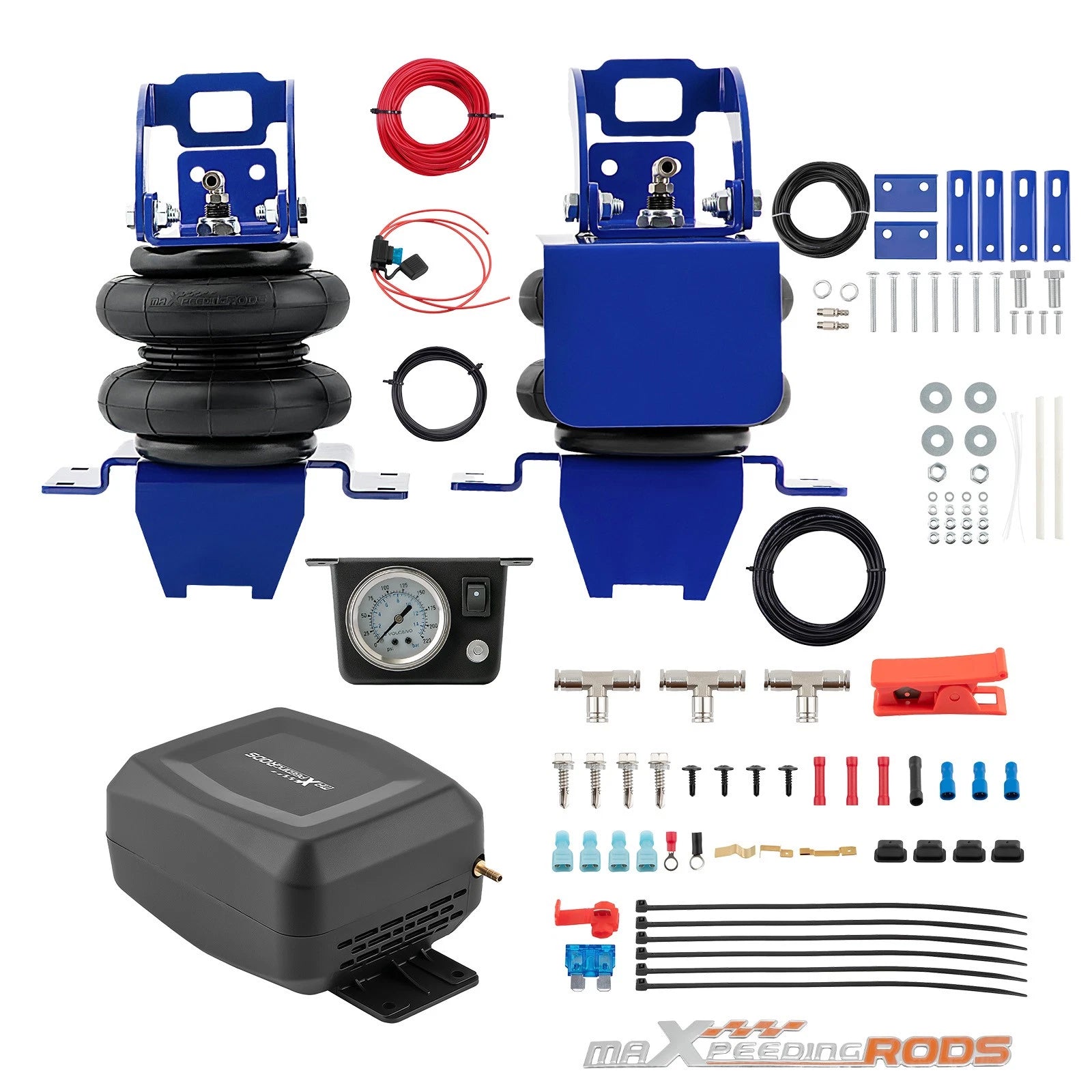 Air Suspension Bags Shock Compressor Kit for Toyota Tacoma 2WD (2005–Present)