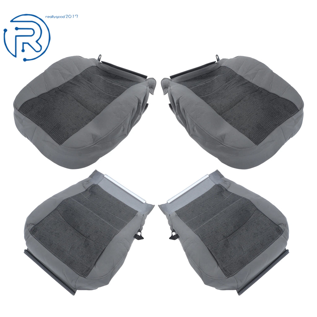 Set of 4 Cloth Seat Covers for Dodge Ram 1500 2500 3500 (2013–2018)