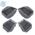 Set of 4 Cloth Seat Covers for Dodge Ram 1500 2500 3500 (2013–2018)