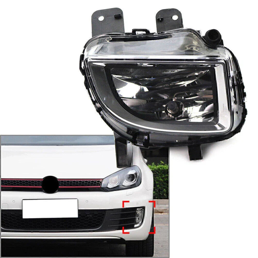 Left Front Fog Light Lamp for VW Golf Jetta GLI MK6 (2010-2014)