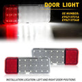 Interior Front Door Light Lens for Ford Expedition (1997–2002) Red White