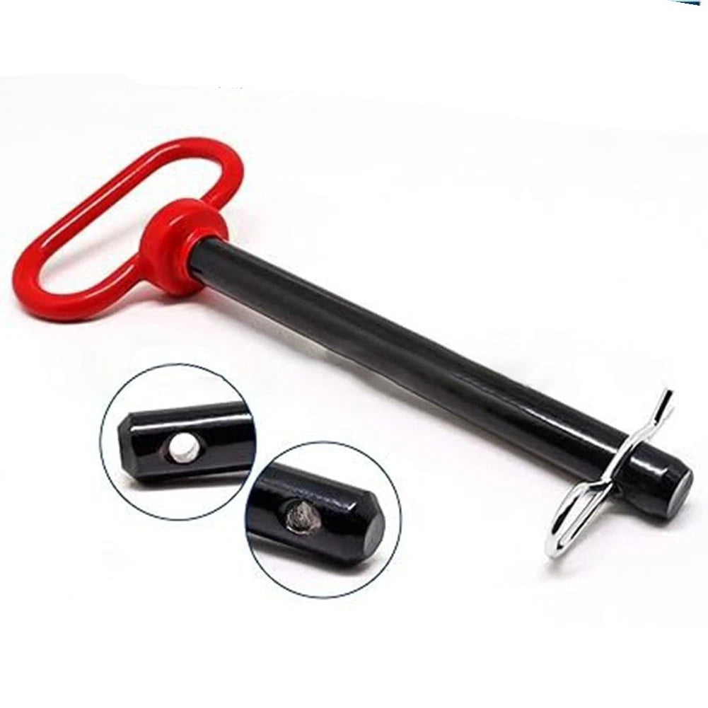 Trailer Towing Pin 58x6 Inch with Handle for Lawn Mower & RV Towing