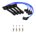 NGK Wire Set & Bosch 4 Double Platinum Spark Plugs for Elantra Soul (2011–2016)