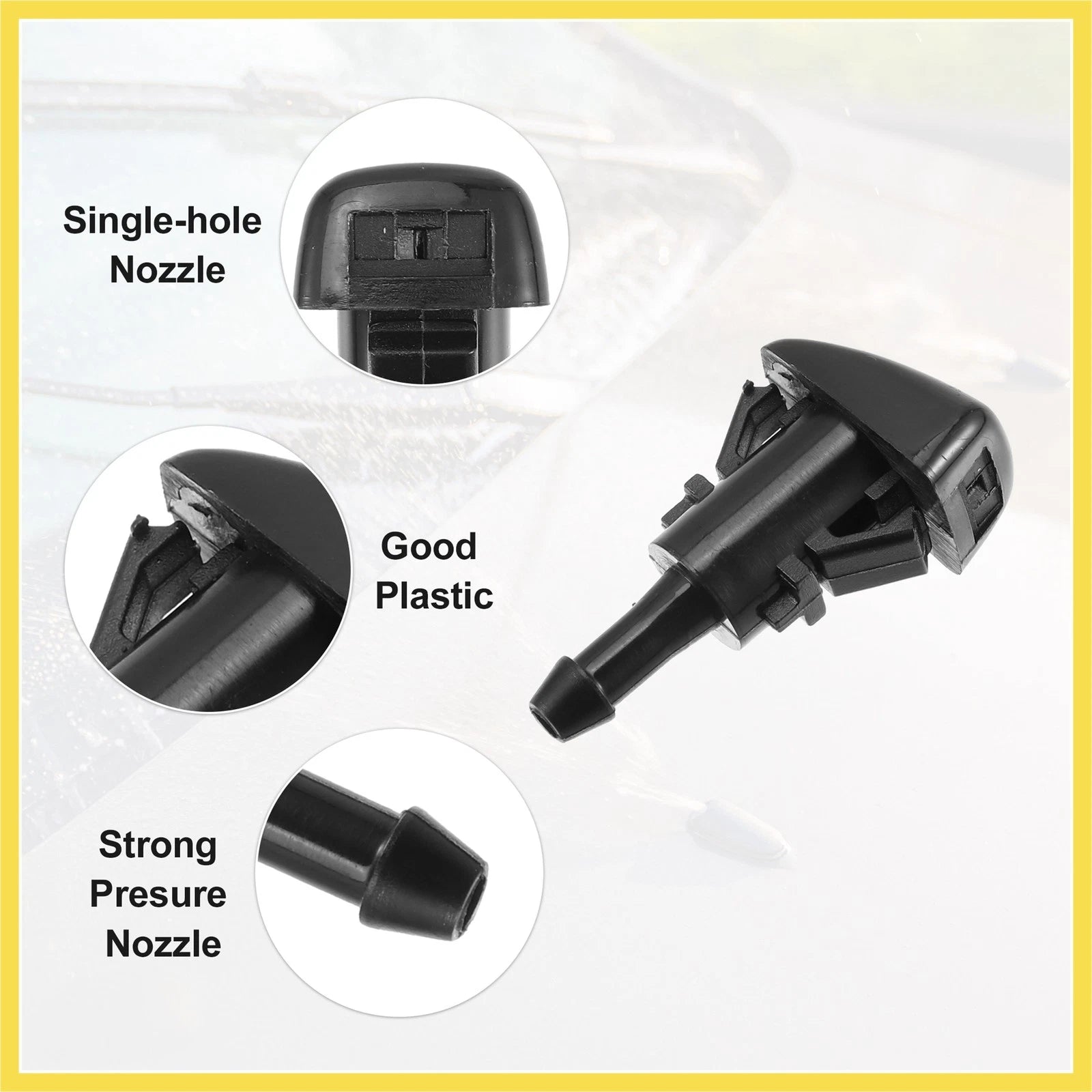 8pcs Windshield Washer Nozzle for Dodge Caliber (2007–2012)