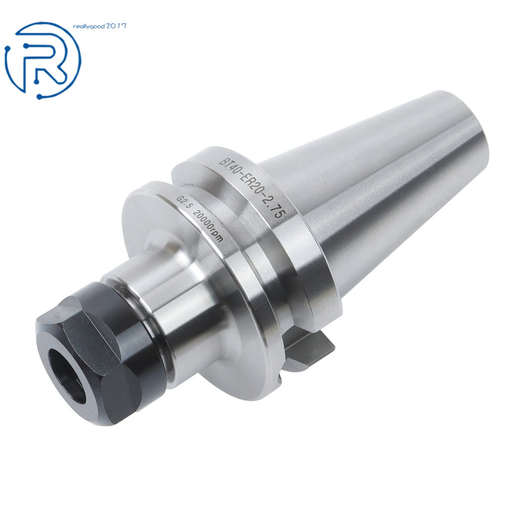 Collet Chuck Tool Holder BT40 ER20 2.75" Gage Length G2.5 20000 RPM