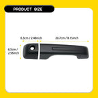 Set of 4 Matte Black Exterior Door Handle Covers for Dodge Ram 1500 (2019–2025)