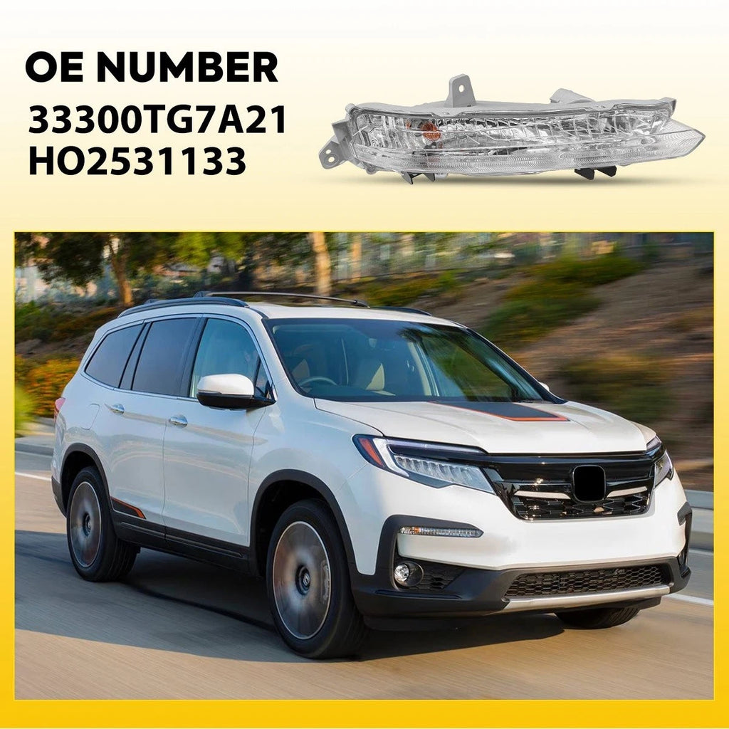 Signal Light for Honda Pilot (2019–2022) Passenger Side Front HO2531133