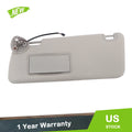 Gray Sun Visor with Lights for Dodge Ram 1500 2013–2021, 2500 3500 2013–2018