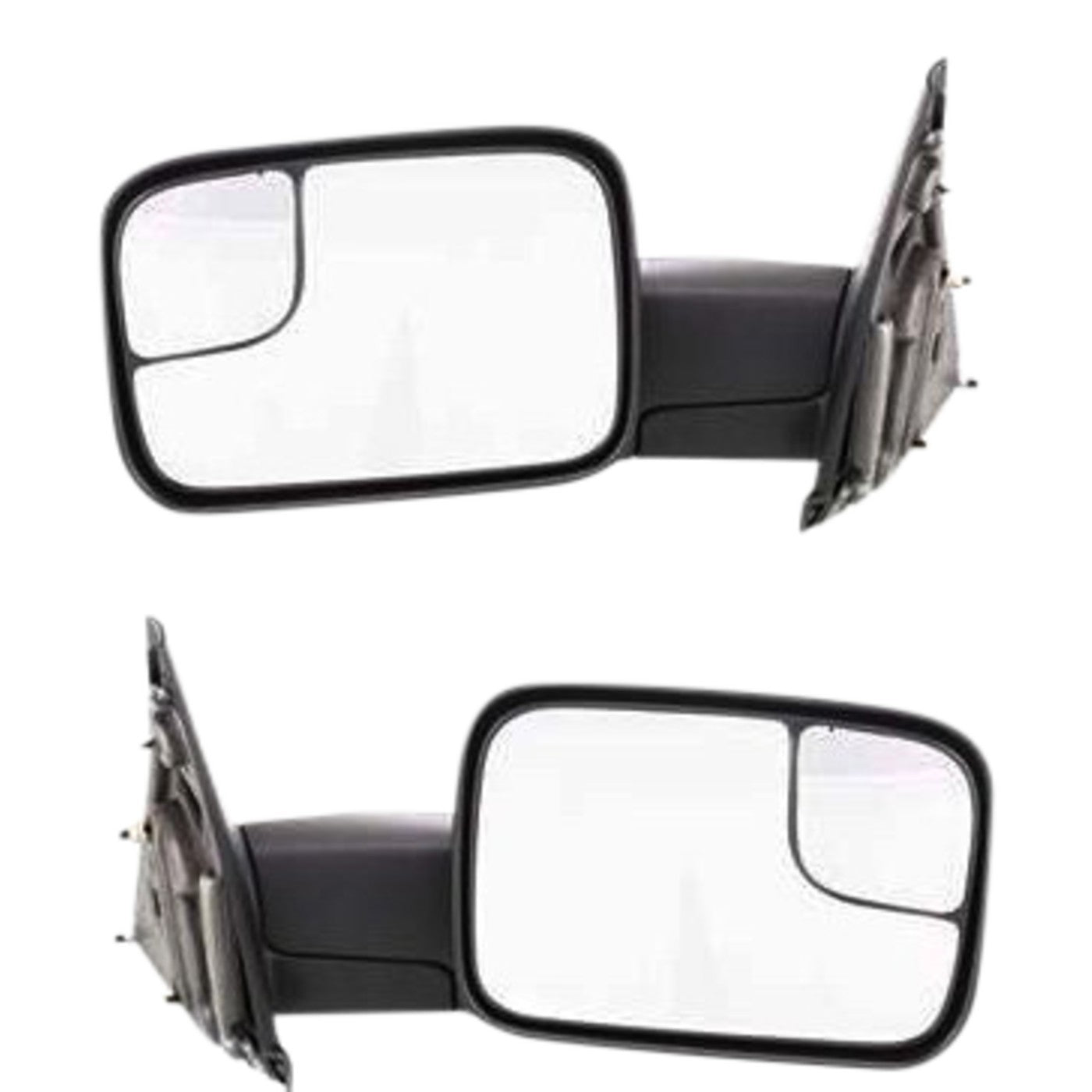 Tow Mirror Set for Dodge Ram 1500 (2002–2009) Manual Fold Blind Spot