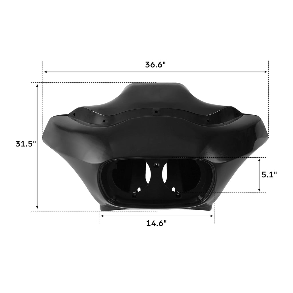 Inner & Outer Fairings Windshield Trim for Harley Road Glide (1998–2013)
