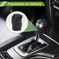 Car Gear Shift Knob Cover Black Blue Faux Leather for Honda Civic (2022-2024)