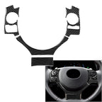 4 Pcs Carbon Fiber Steering Wheel Cover Trim for Lexus IS250 NX200 300h