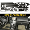 Set of Carbon Fiber Interior Trim Covers for Infiniti G37 Sedan (2010–2013)