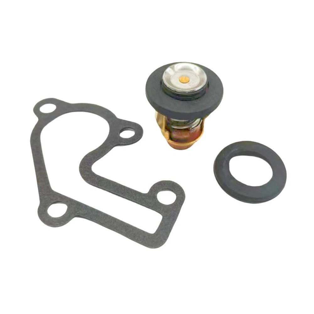 Thermostat with Housing Gasket for Yamaha Outboard 9.9 15F (6E5-12411-10, 682-12414-A1)