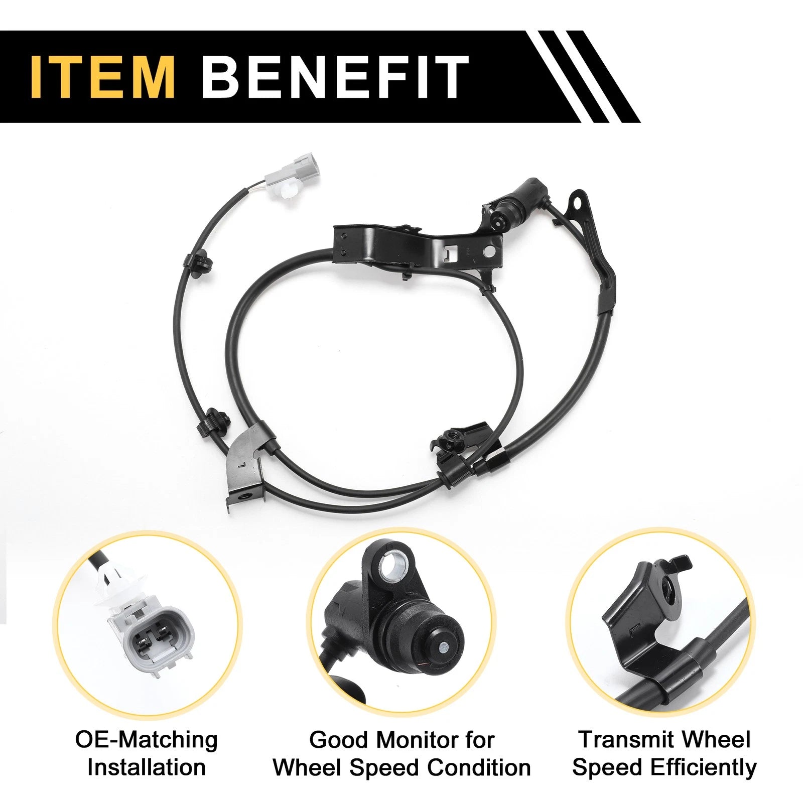 ABS Wheel Speed Sensor No. 895430K010 for Toyota Hilux (2005–2014) Front Left